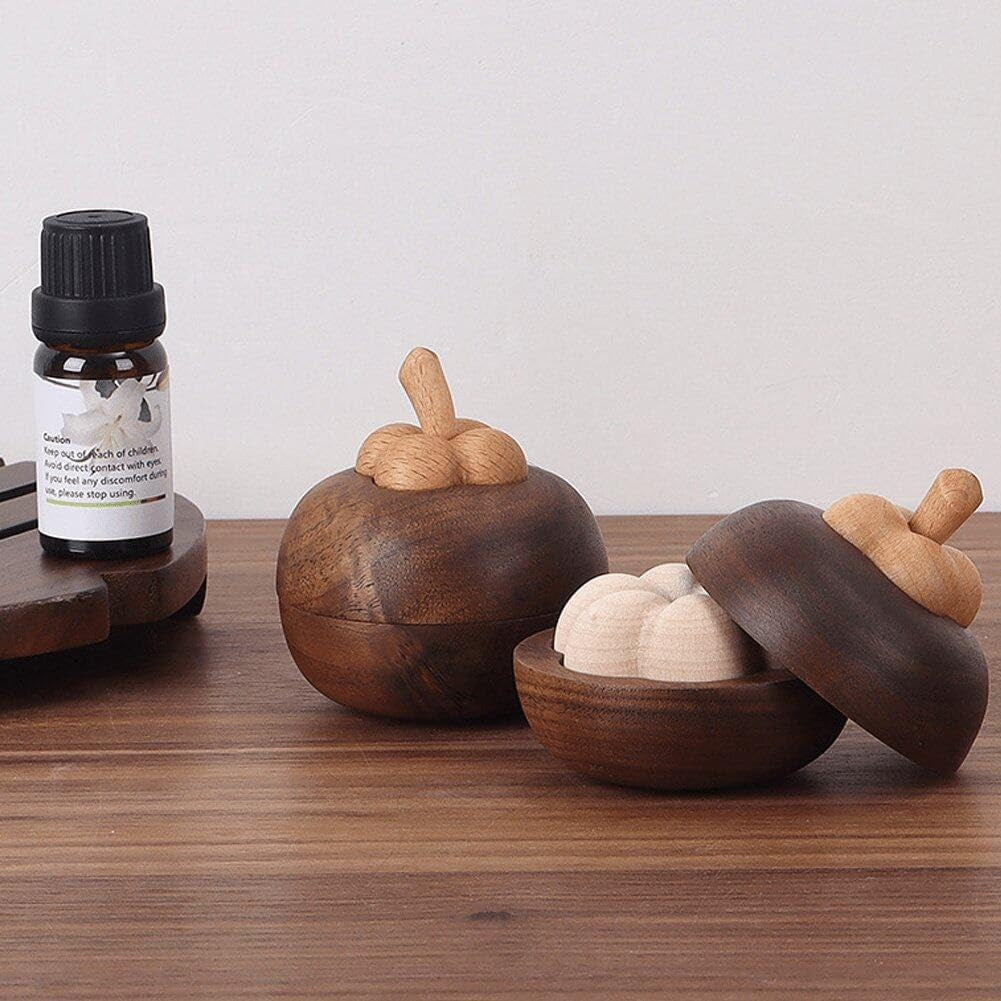 Mangosteen Shape Essential Oil Diffuser Eco Friendly Aromatherapy Diffuser Aromatherapy Non-Electric Cute Fragrance Diffuser