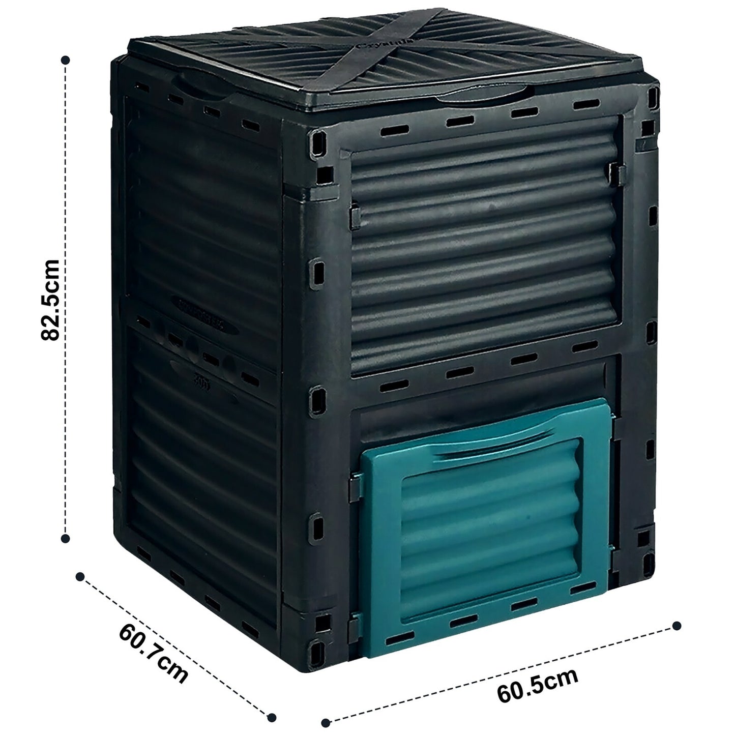Eco Friendly 300L Garden Composter Bin Organic Waste Compost Converter