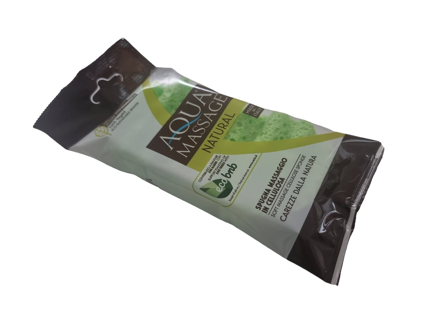 Aqua Massage Natural Sponge Soft Massage Vegetal Cellulose Eco Sustainable