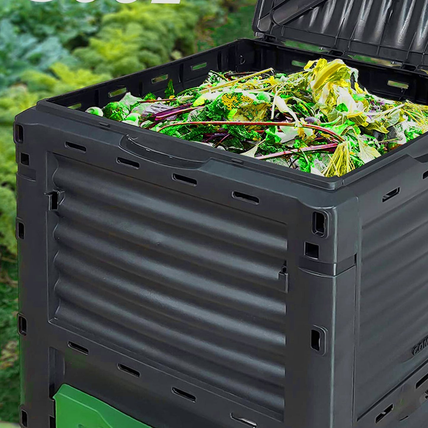Eco Friendly 300L Garden Composter Bin Organic Waste Compost Converter