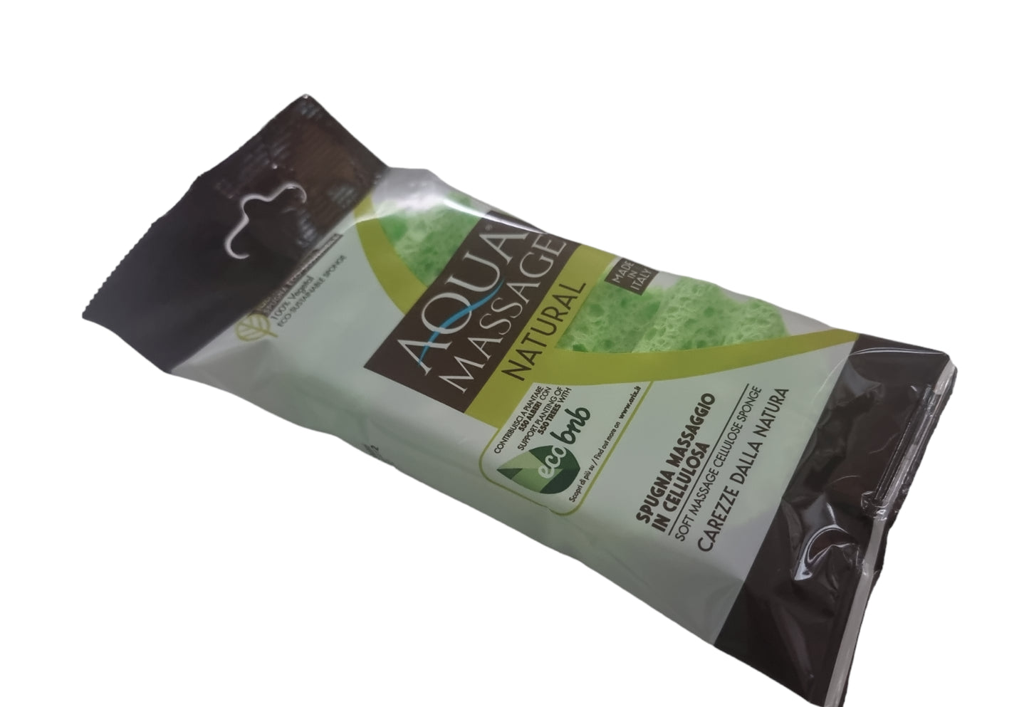 Aqua Massage Natural Sponge Soft Massage Vegetal Cellulose Eco Sustainable