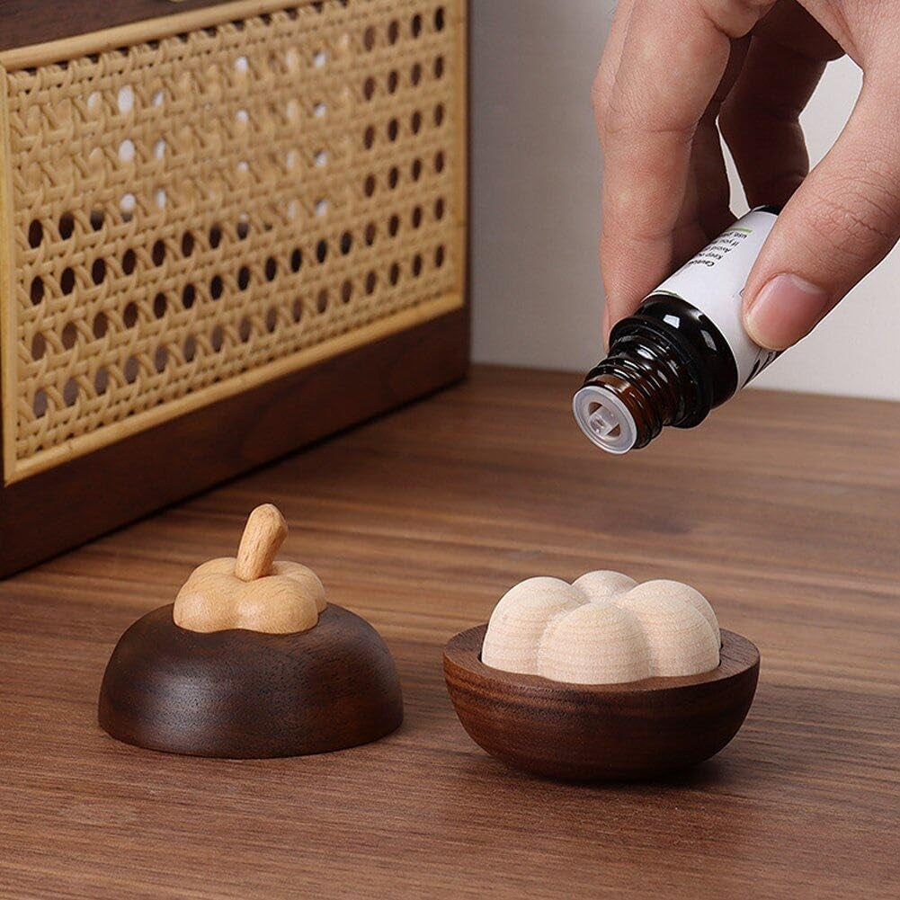 Mangosteen Shape Essential Oil Diffuser Eco Friendly Aromatherapy Diffuser Aromatherapy Non-Electric Cute Fragrance Diffuser