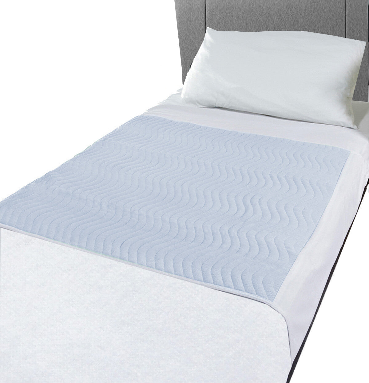 Comfortcare Eco Blue, Washable, Incontinence Pad/Waterproof Mattress Protector