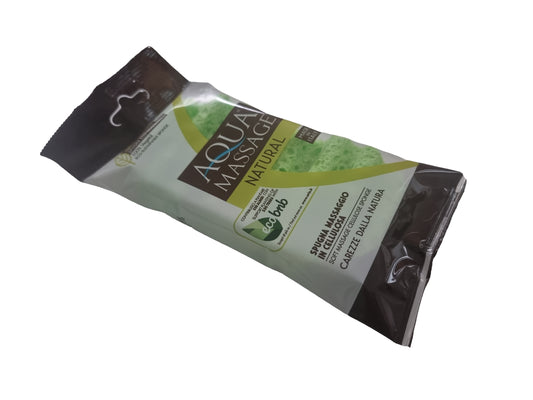 Aqua Massage Natural Sponge Soft Massage Vegetal Cellulose Eco Sustainable